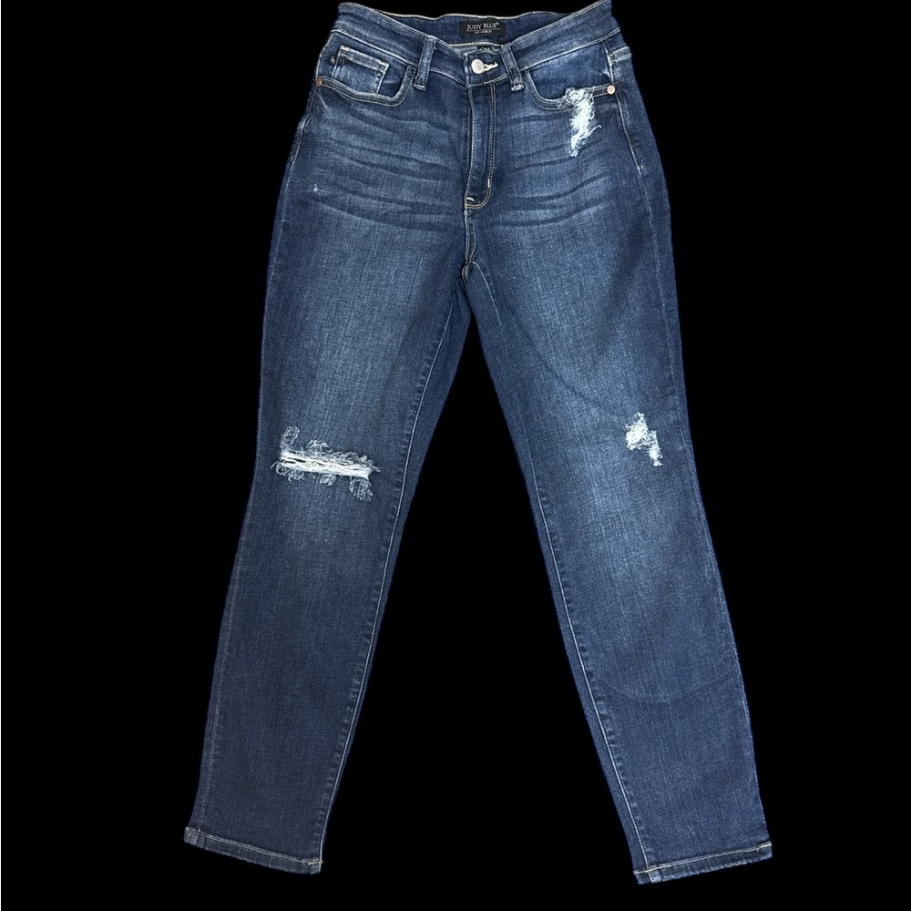 Judy Blue Distressed Boyfriend Denim‎ 1/25